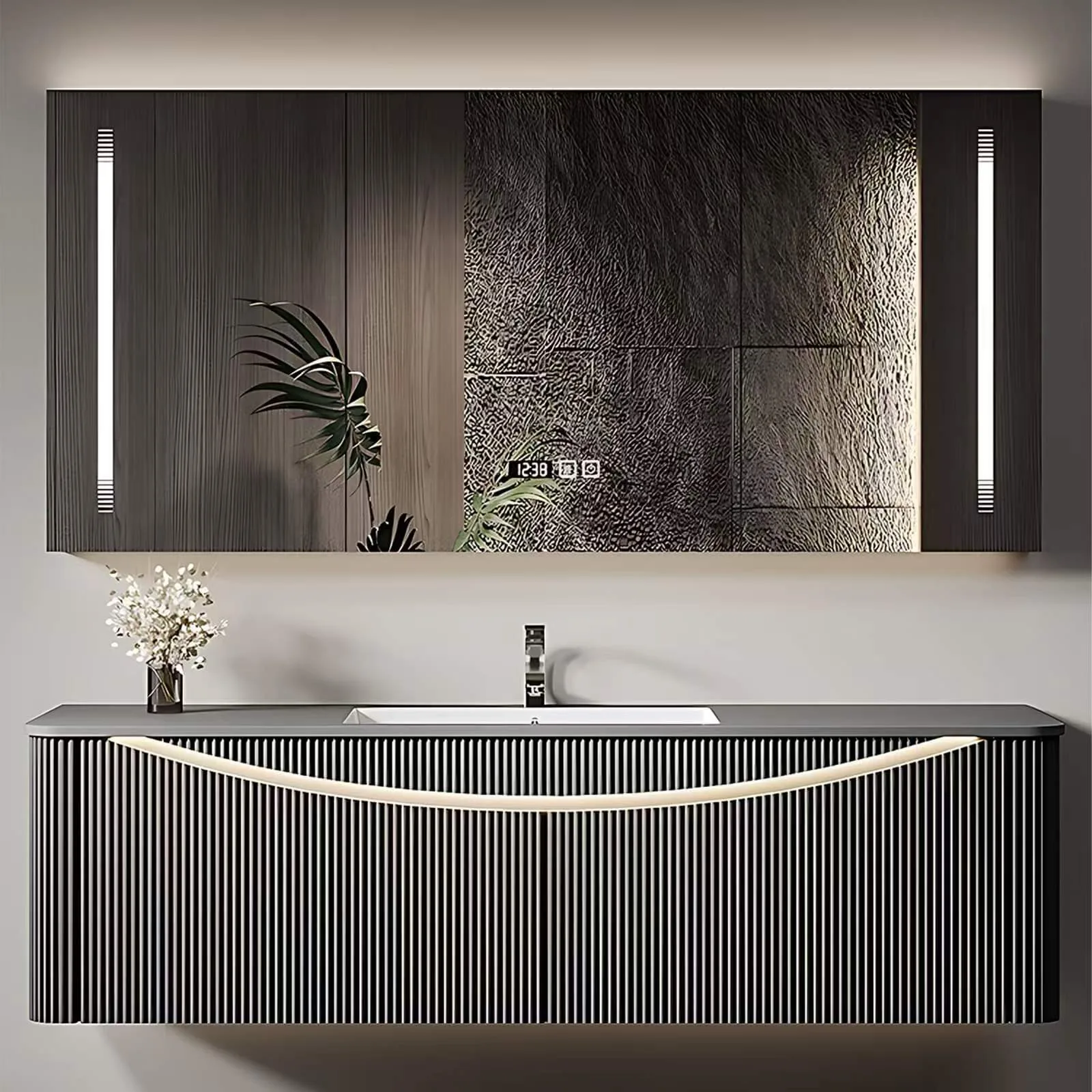 Wholesale high-quality WPC bathroom vanity cabinets at factory manufacturer prices at wpcdoorsupplier.com in China