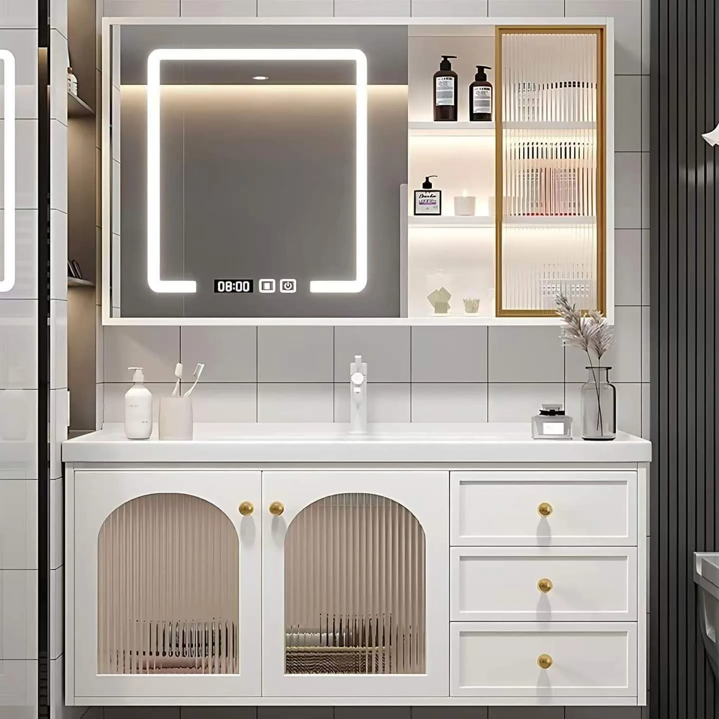 Wholesale high-quality WPC bathroom vanity cabinets at factory manufacturer prices at wpcdoorsupplier.com in China