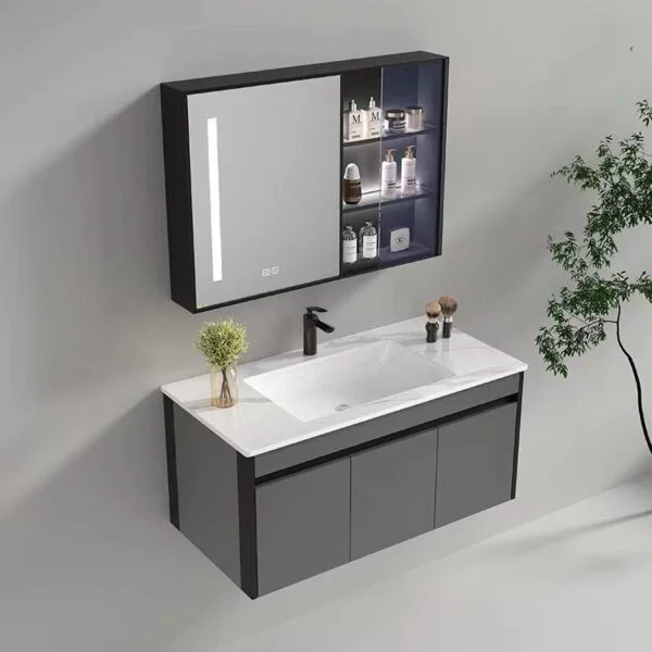 Wholesale high-quality WPC bathroom vanity cabinets at factory manufacturer prices at wpcdoorsupplier.com in China