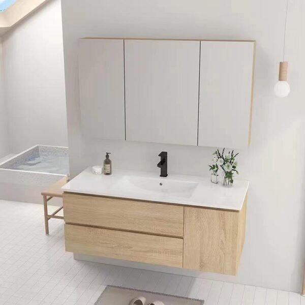 Wholesale high-quality WPC bathroom vanity cabinets at factory manufacturer prices at wpcdoorsupplier.com in China