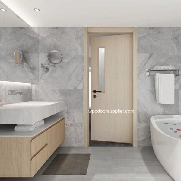 Top Chinese high-quality WPC doors for bathroom at wholesale factory prices at wpcdoorsupplier.com