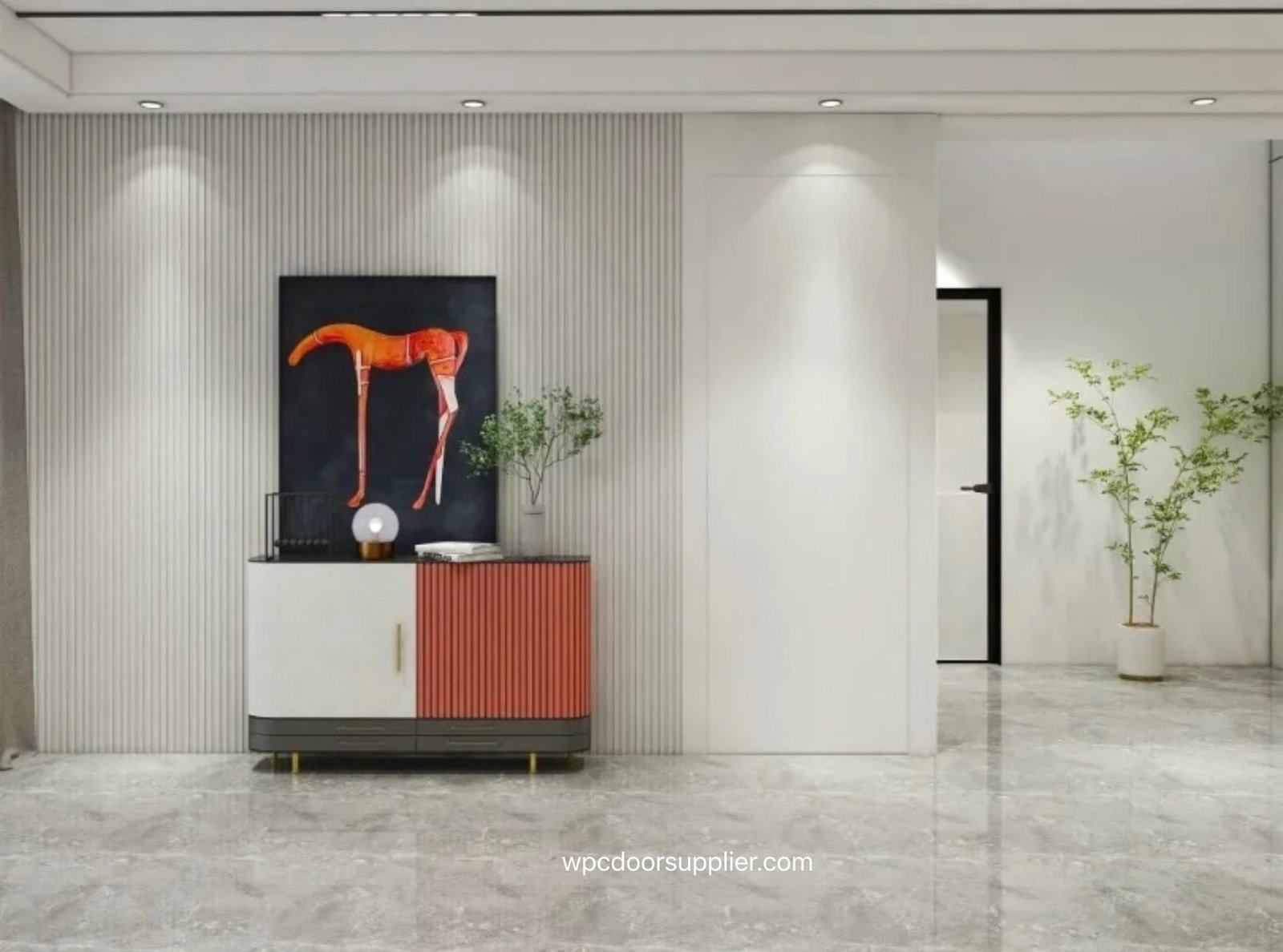 Wholesale High-Quality Customized Interior WPC Doors at Factory Manufacturer Supplier Price from wpcdoorsupplier.com in China