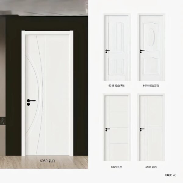 Hot sale high-quality eco-friendly WPC doors for house at Factory Manufacturer Prices in China