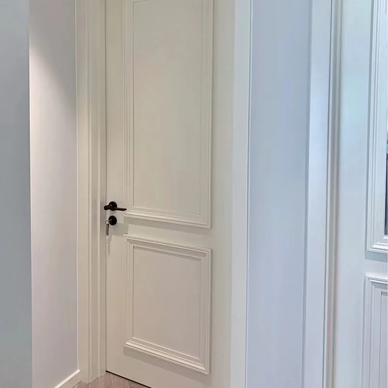 Hot sale high-quality eco-friendly customized WPC molded doors for houses at Factory Manufacturer Prices in China
