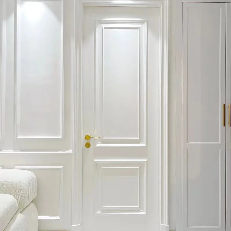 Hot sale high-quality eco-friendly customized WPC molded doors for houses at Factory Manufacturer Prices in China