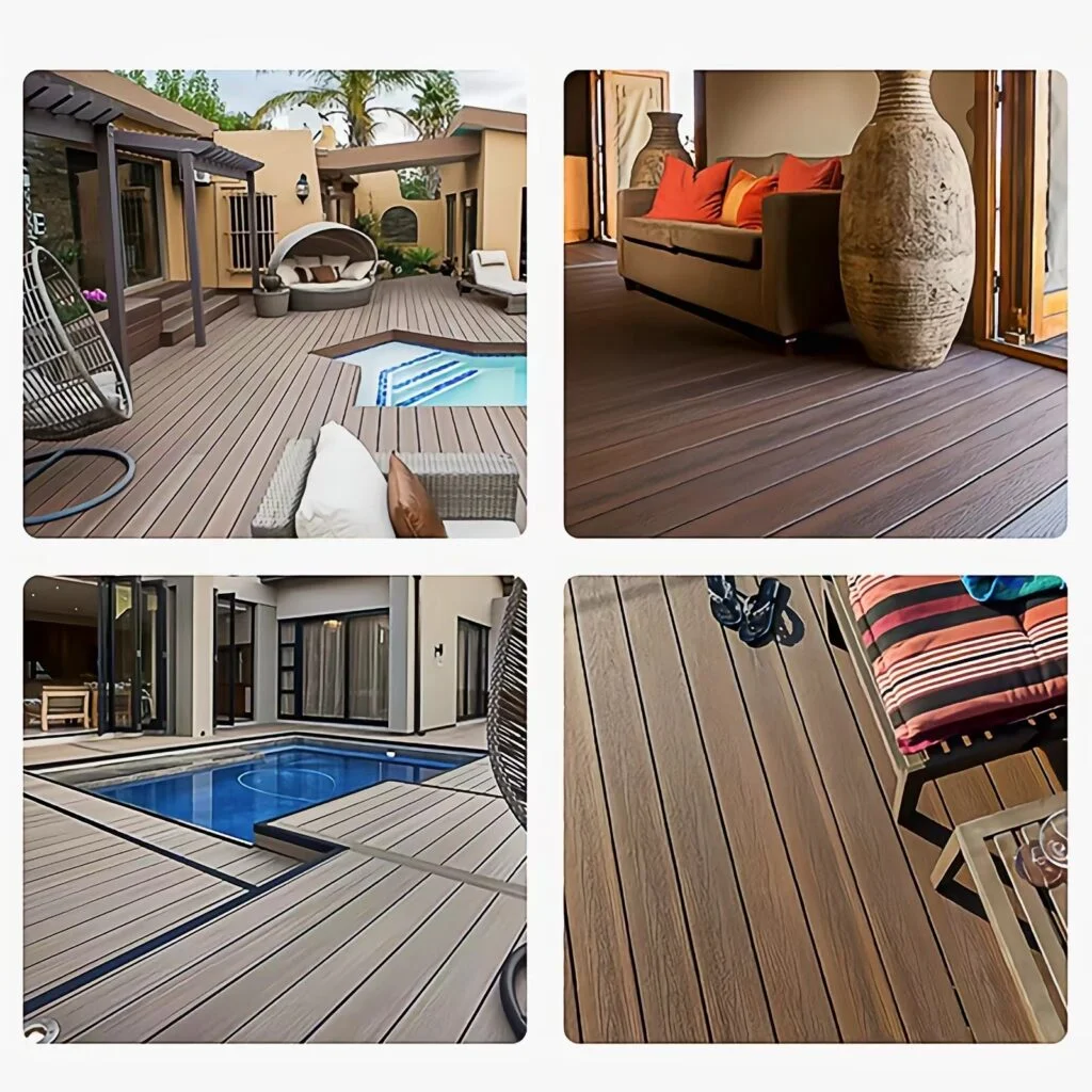 Hot sale high-quality eco-friendly WPC flooring decking fences grilles for house at Factory Manufacturer Prices in China