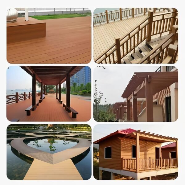 Hot sale high-quality eco-friendly WPC flooring decking fences grilles for house at Factory Manufacturer Prices in China