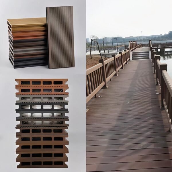 Hot sale high-quality eco-friendly WPC flooring decking fences grilles for house at Factory Manufacturer Prices in China