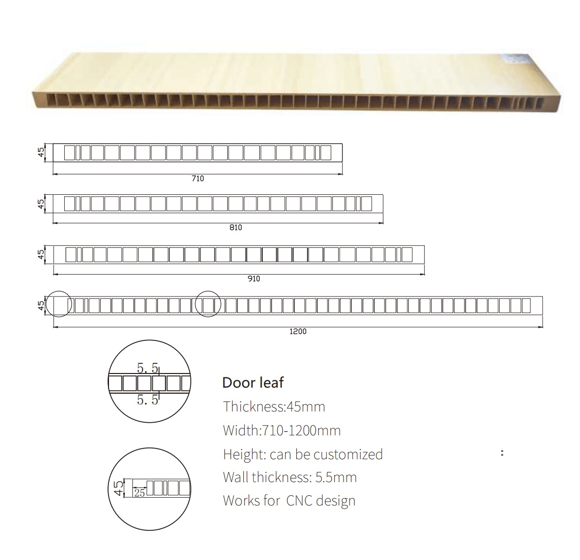 The Best Custom High-Quality Fire-resistant Waterproof Interior Full WPC doors at Factory Manufacturer Prices at wpcdoorsupplier.com from China