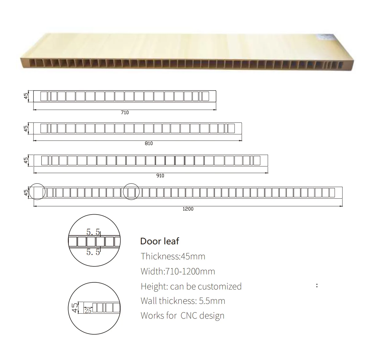 The Best Custom High-Quality Fire-resistant Waterproof Interior Full WPC doors at Factory Manufacturer Prices at wpcdoorsupplier.com from China